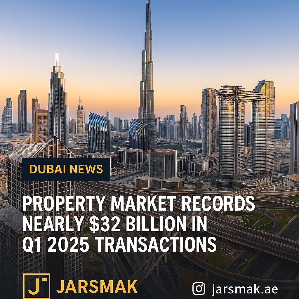 Dubai skyline, property graphic