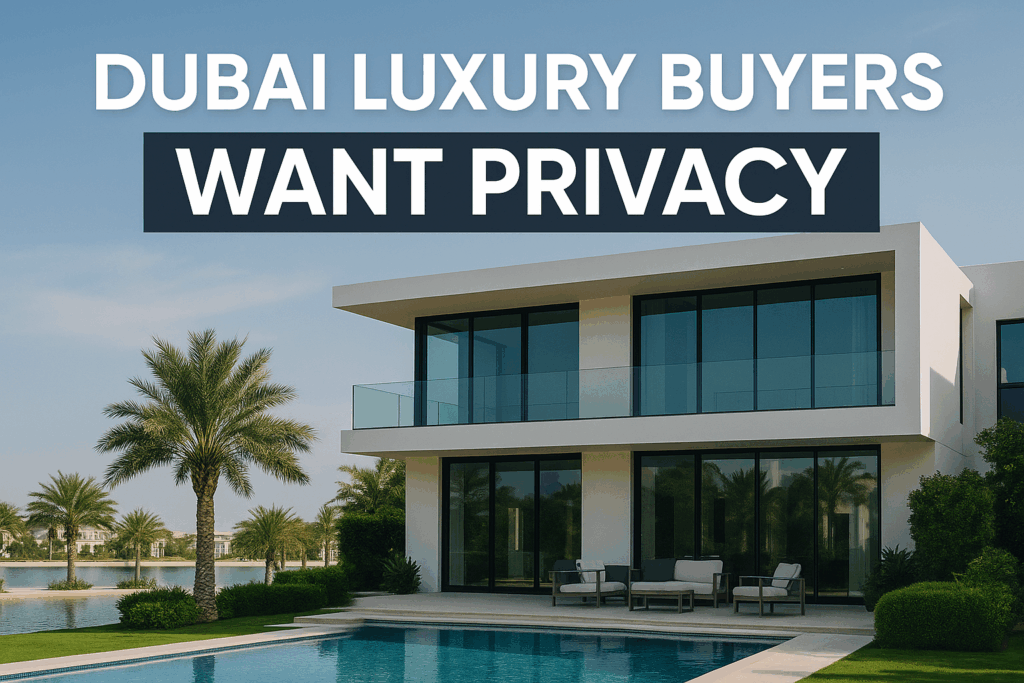 Dubai Luxury Property Buyers Want Privacy