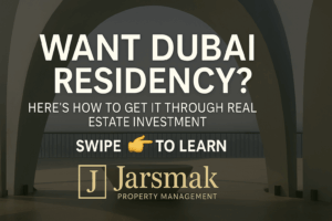 Want Dubai residency by property investment