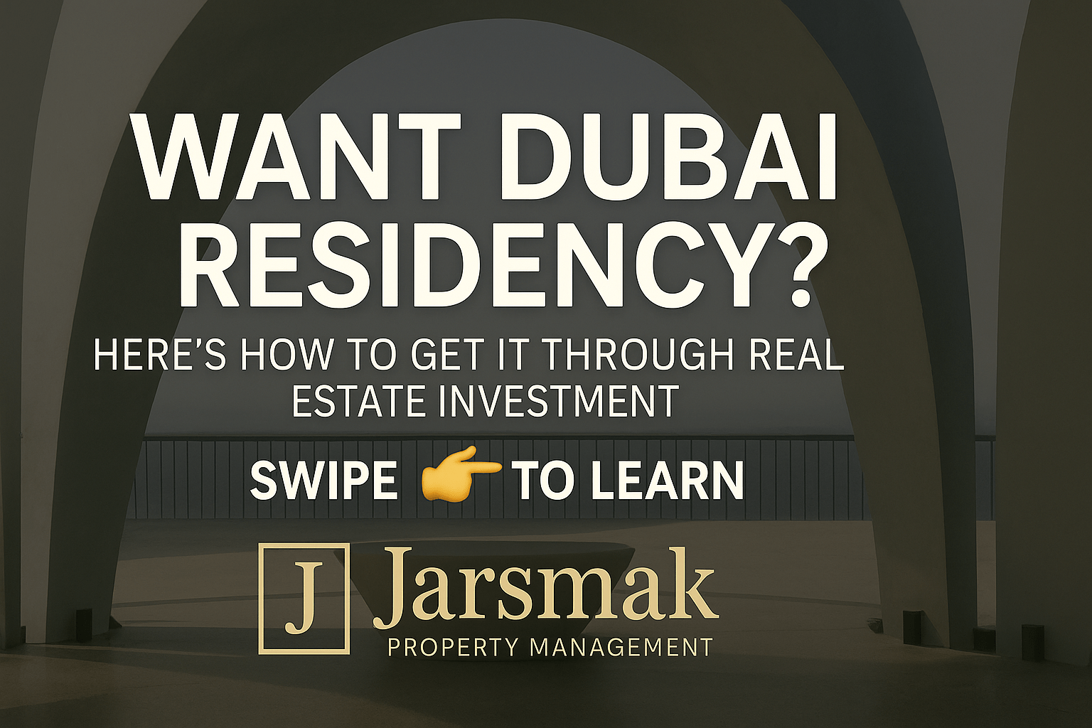 Want Dubai residency by property investment