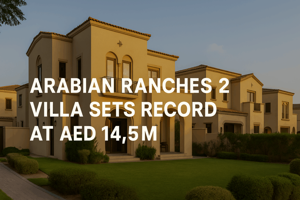 Arabian Ranches 2 Villa Sells for AED 14.5M