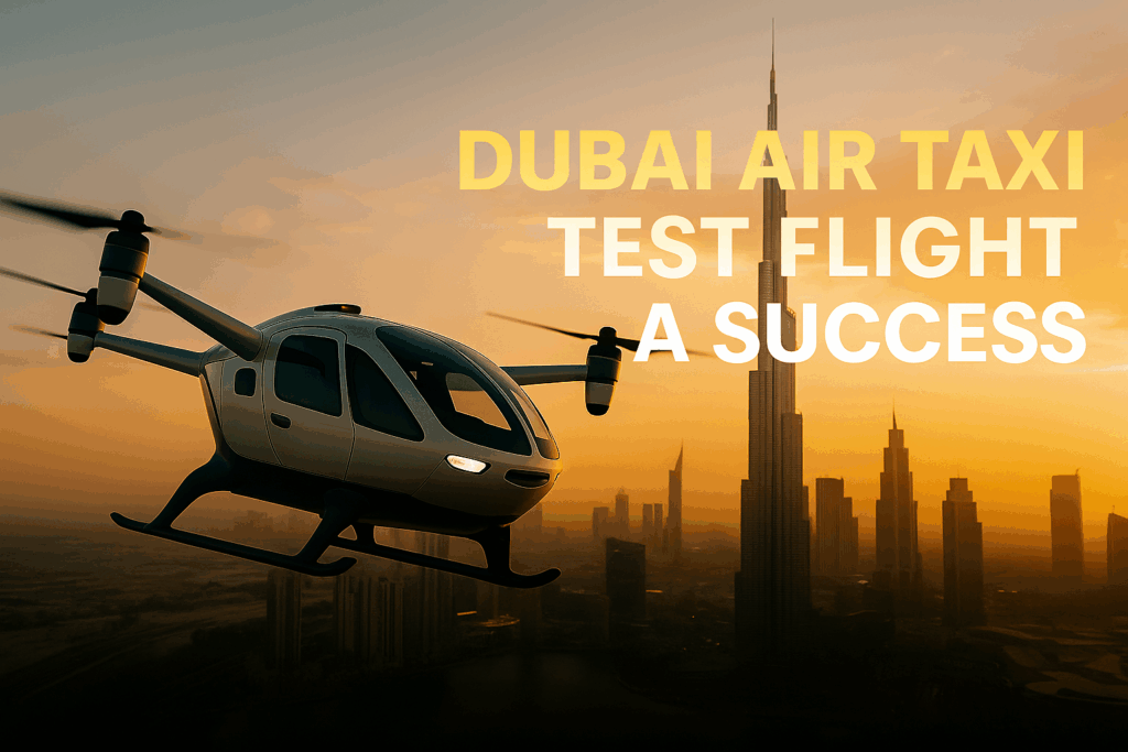 Dubai Air Taxi Test Flight a Success