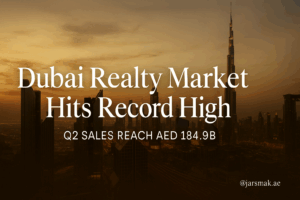 Dubai Property Sales Just Hit AED 184.9 Billion!