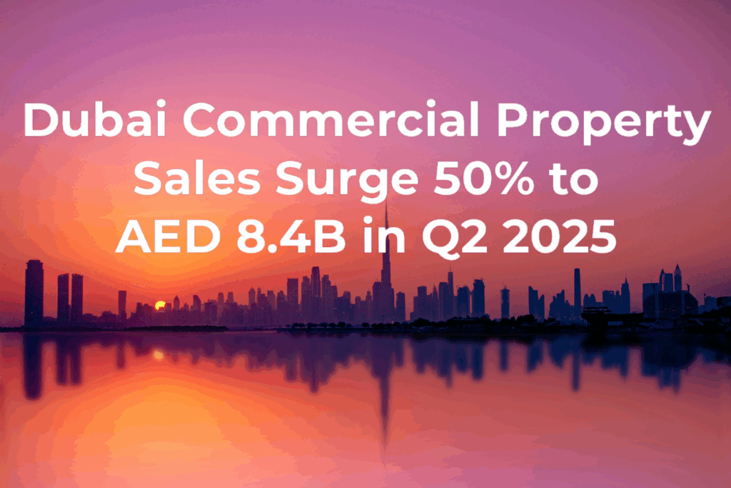 Dubai Commercial Property Sales Surge 50% to AED 8.4B in Q2 2025