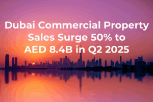 Dubai Commercial Property Sales Surge 50% to AED 8.4B in Q2 2025