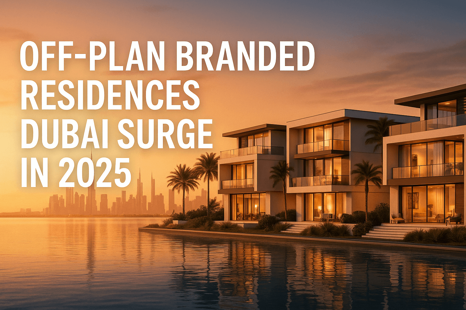 Dubai Off-Plan Branded Residences Surge in 2025 - Jarsmak Dubai ...