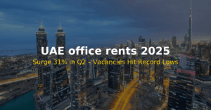 UAE Office Rents 2025 Surge 31% in Q2