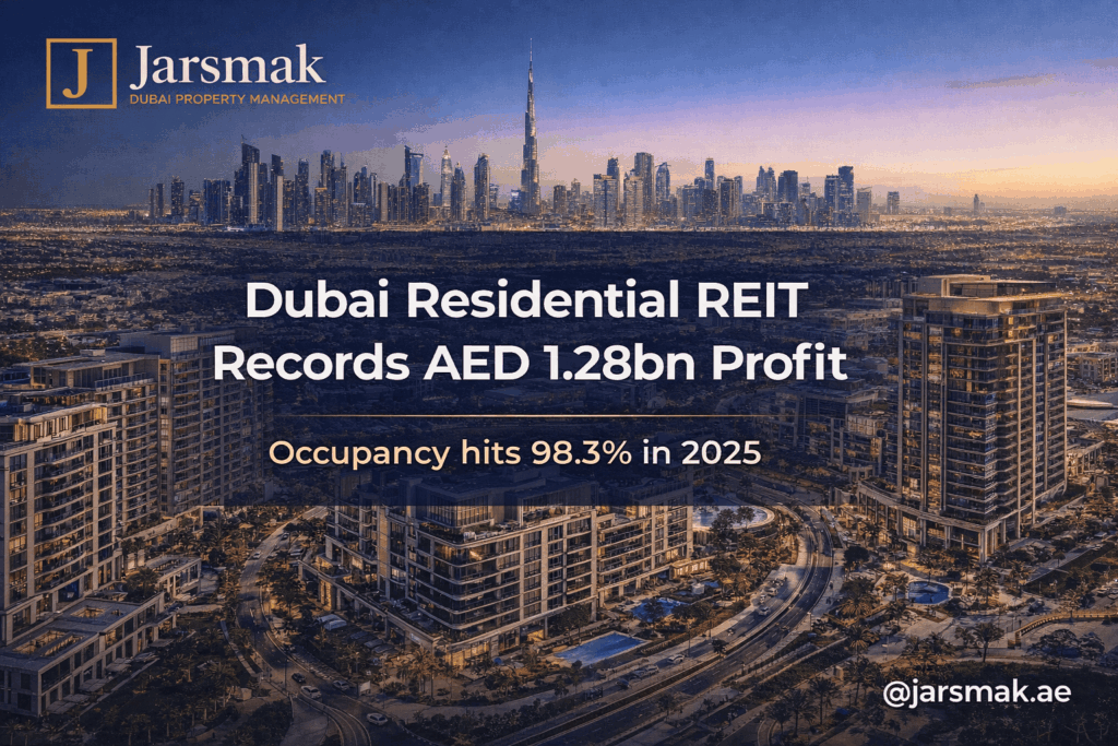 Dubai Residential REIT Records AED 1.28bn Profit in 2025